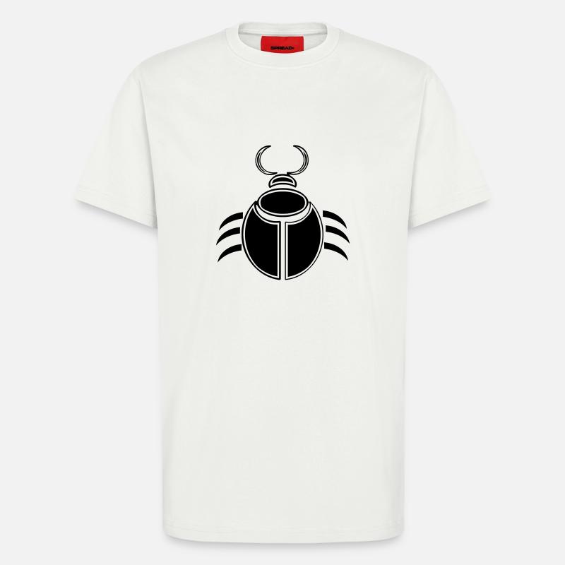 scarabaeus - T-Shirt - made by SPREAD - OFF WHITE