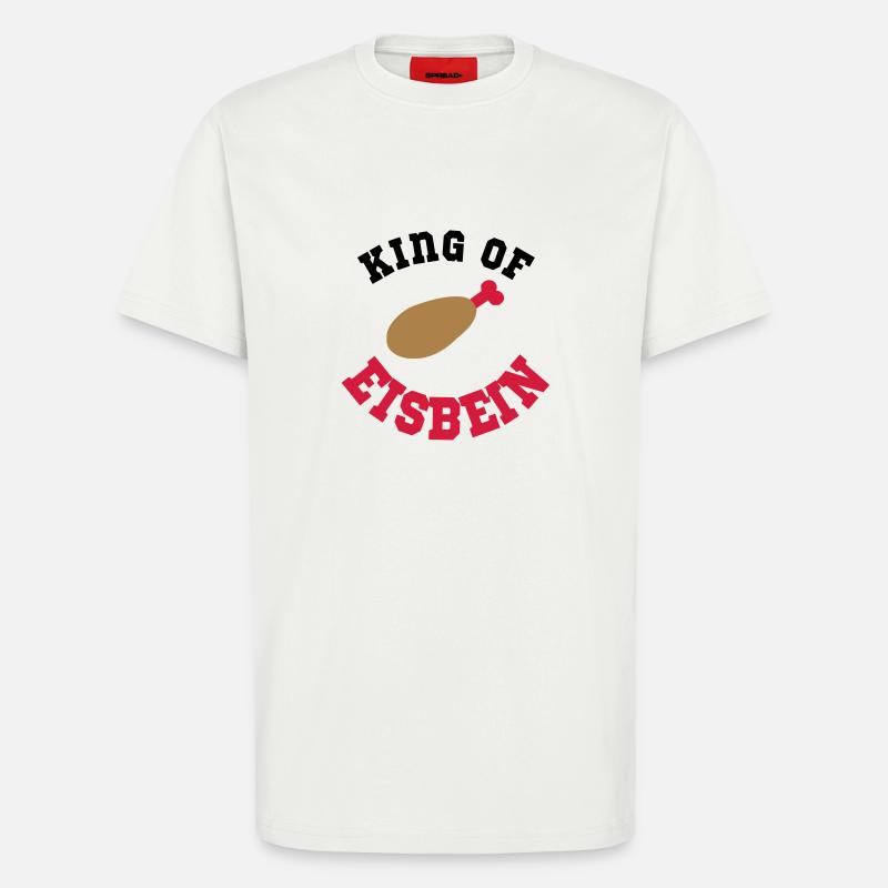 cuire à feu - T-shirt bio décontracté fabriqué en UE - OFF WHITE