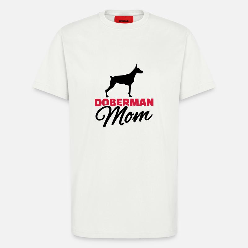 Doberman Mom - T-Shirt - made by SPREAD - OFF WHITE