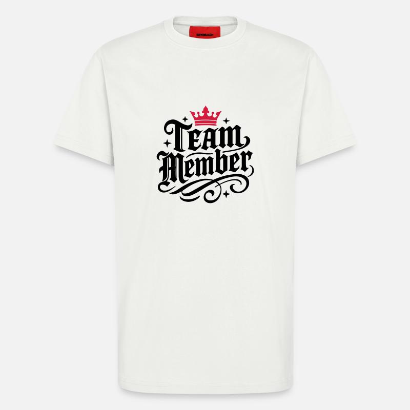 Team Member Krone - T-Shirt - made by SPREAD - OFF WHITE