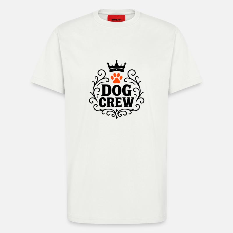 Dog Crew - T-Shirt - made by SPREAD - OFF WHITE