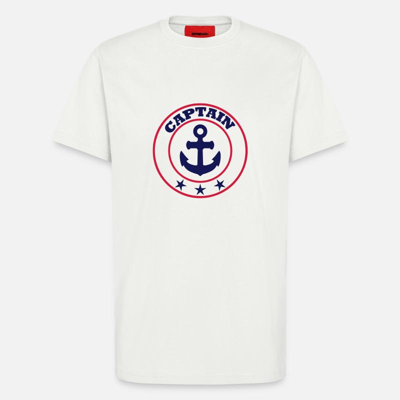 Captain-svg - T-Shirt - made by SPREAD - OFF WHITE