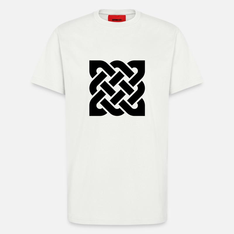 Celtic Square Knot - solid - T-Shirt - made by SPREAD - OFF WHITE