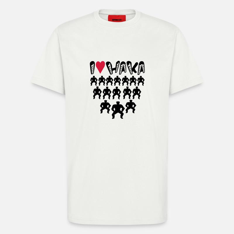 ICH LIEBE TATTOO HAKA - T-Shirt - made by SPREAD - OFF WHITE