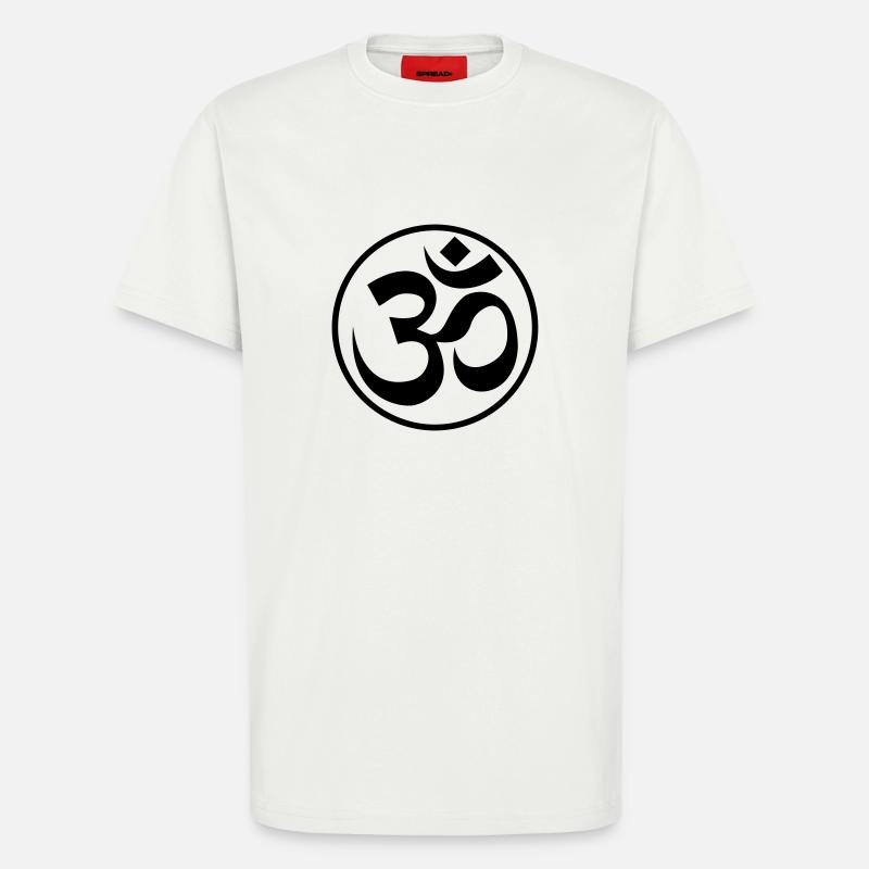 OM Zeichen GOA - T-Shirt - made by SPREAD - OFF WHITE