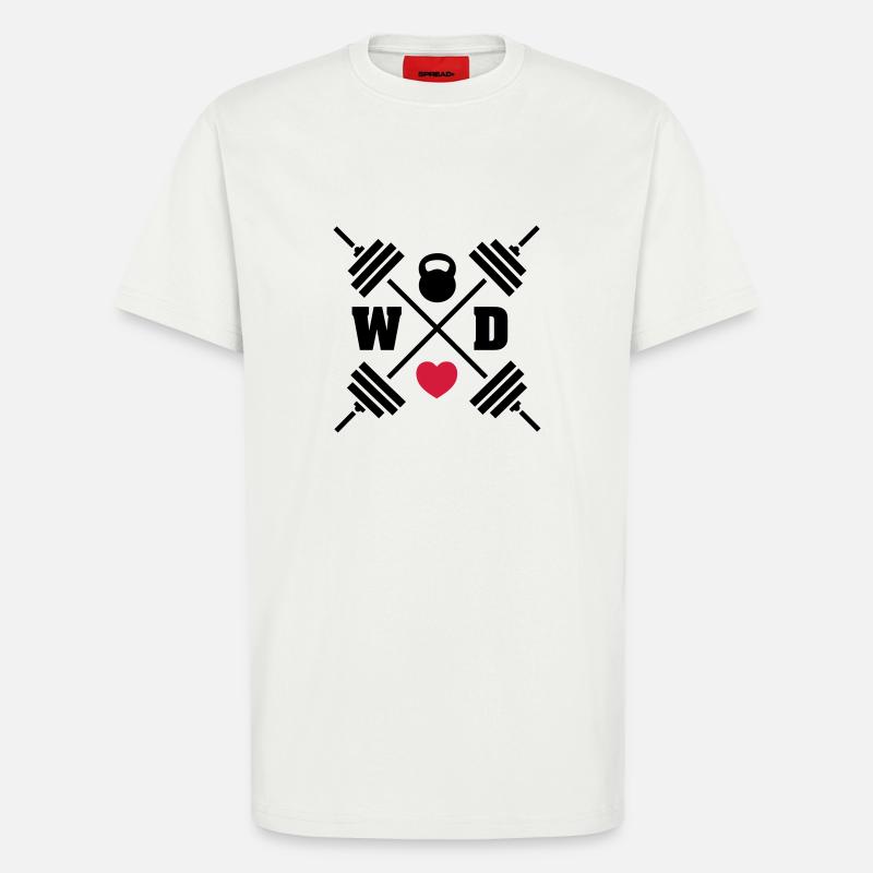 Workout Love - T-Shirt - made by SPREAD - OFF WHITE