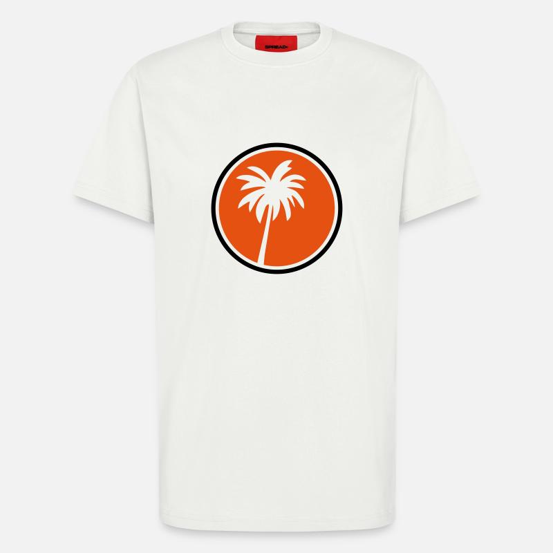 palm kreis - T-Shirt - made by SPREAD - OFF WHITE
