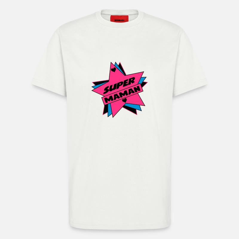 Super Mama - T-Shirt - made by SPREAD - OFF WHITE