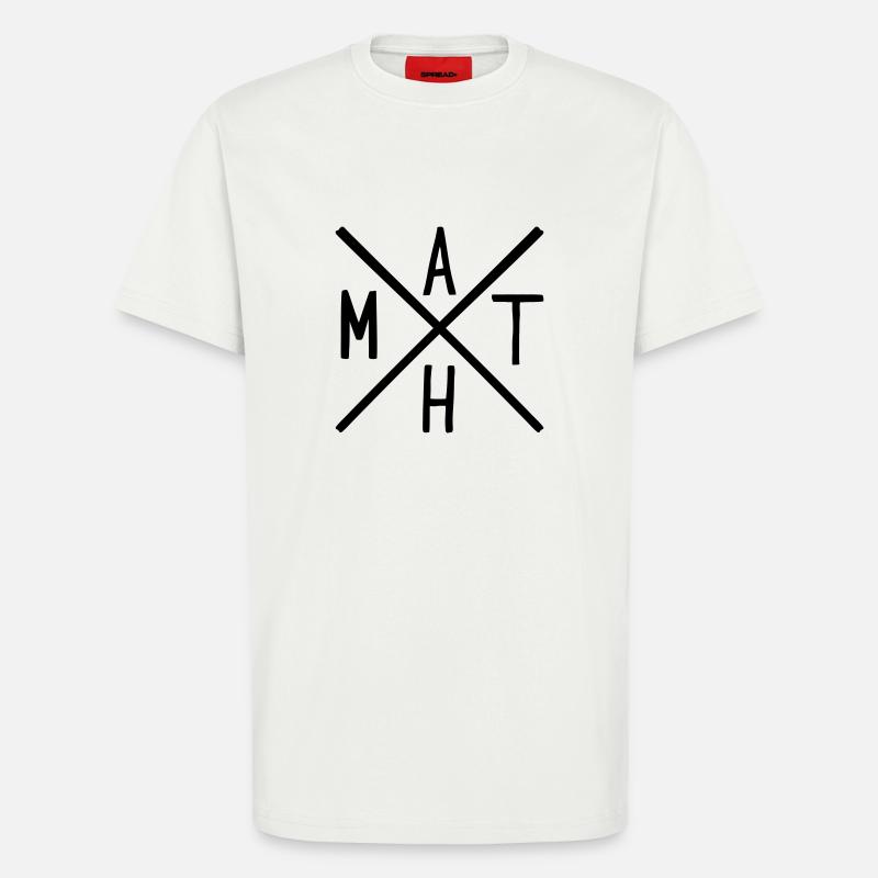 Mathe - T-Shirt - made by SPREAD - OFF WHITE