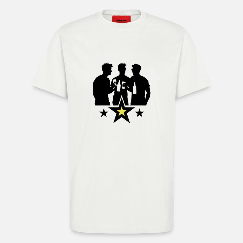 Team Bier Mannschaft - T-Shirt - made by SPREAD - OFF WHITE