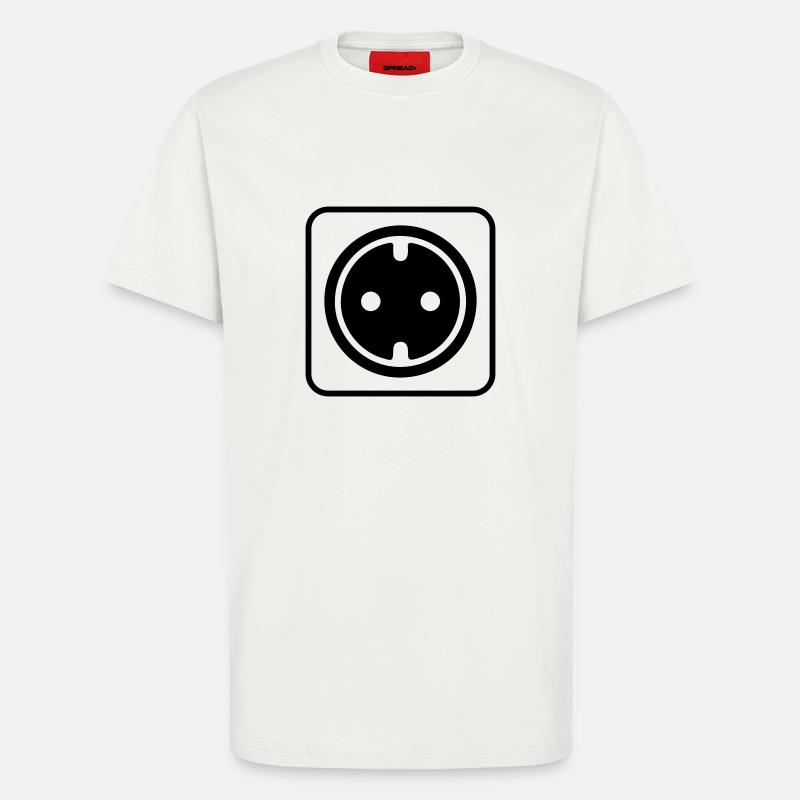 Socket icon - T-Shirt - made by SPREAD - OFF WHITE