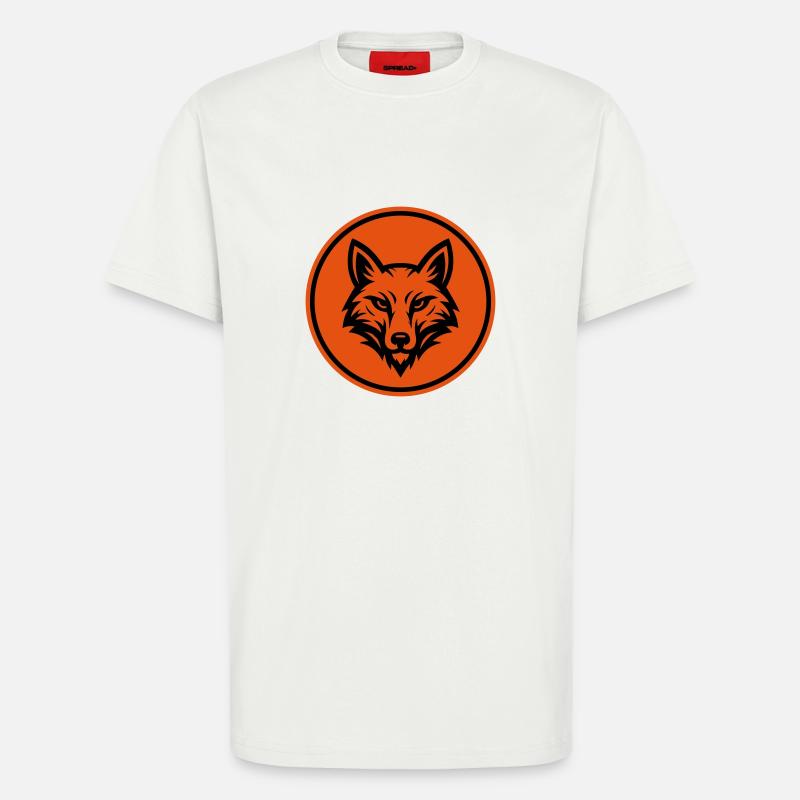 Fuchs Kopf Icon - T-Shirt - made by SPREAD - OFF WHITE