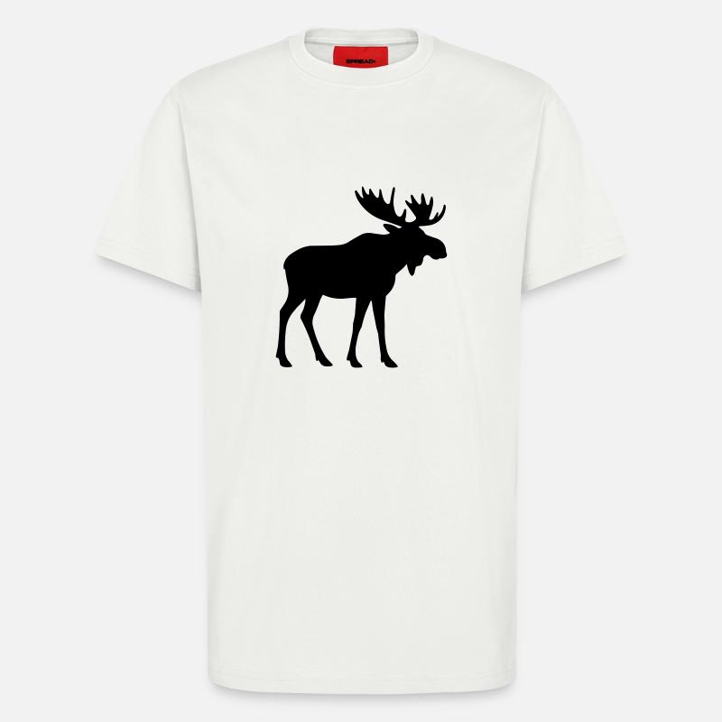 elch - T-Shirt - made by SPREAD - OFF WHITE