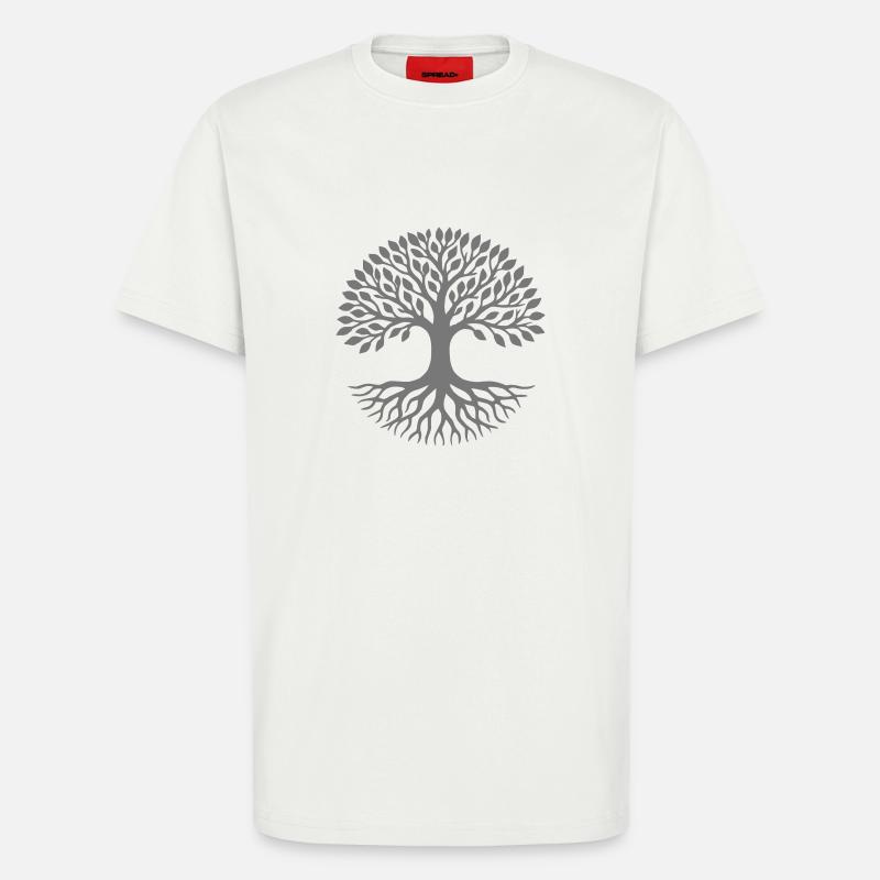 baum des lebens - T-Shirt - made by SPREAD - OFF WHITE
