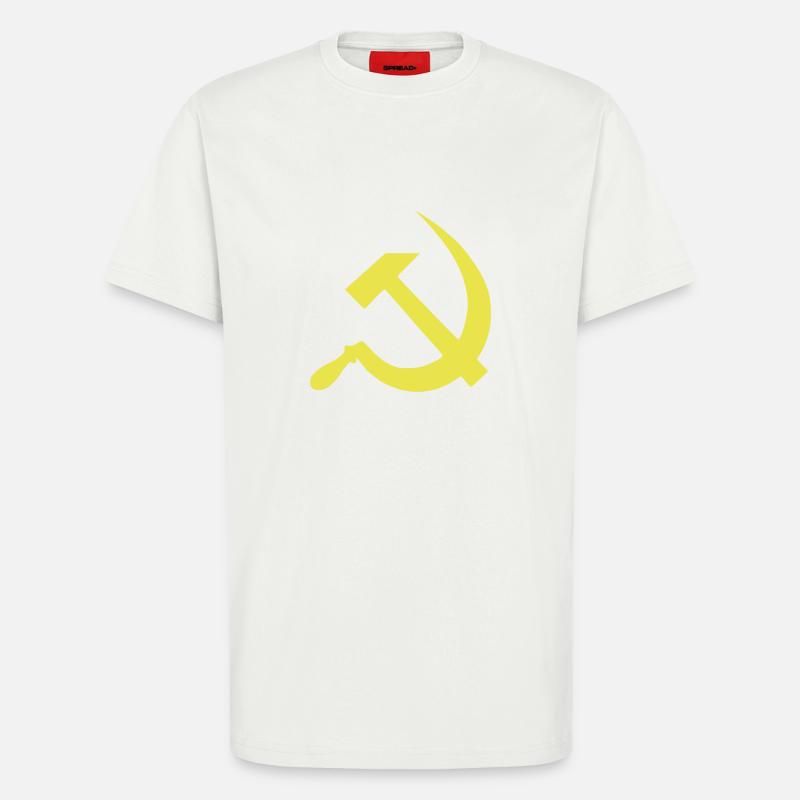Soviet Hammer and Sickle - T-Shirt - made by SPREAD - OFF WHITE