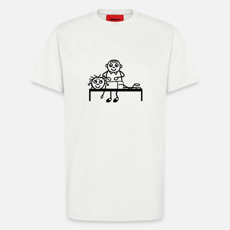 Physiotherapie Physiotherapeut - T-Shirt - made by SPREAD - OFF WHITE