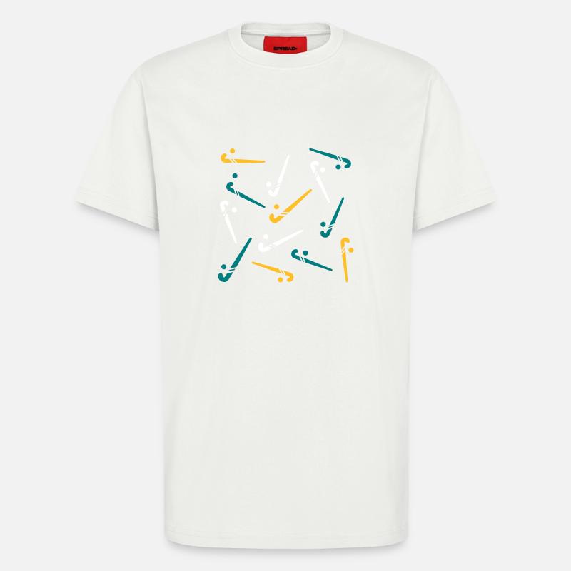 Hockeyschläger - T-Shirt - made by SPREAD - OFF WHITE