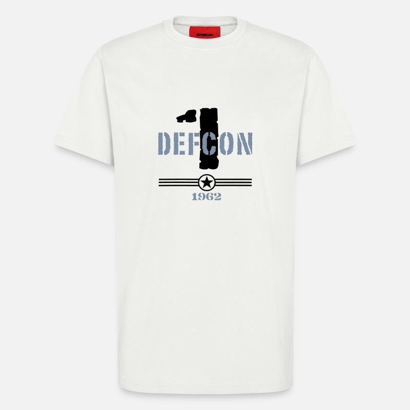 defcon one - T-Shirt - made by SPREAD - OFF WHITE