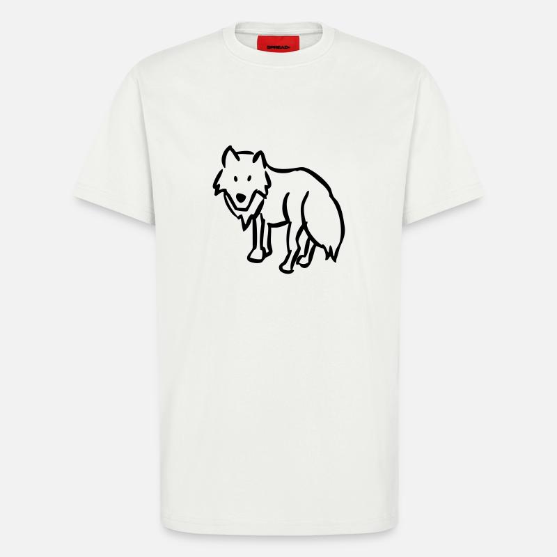 Fuchs - T-Shirt - made by SPREAD - OFF WHITE