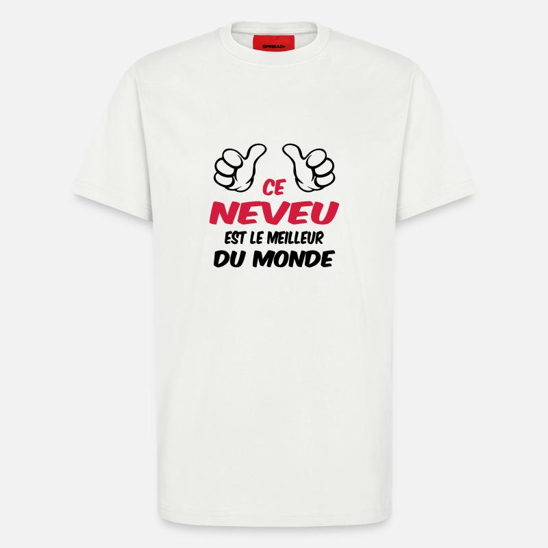 BESTER NEFFE - T-Shirt - made by SPREAD - OFF WHITE