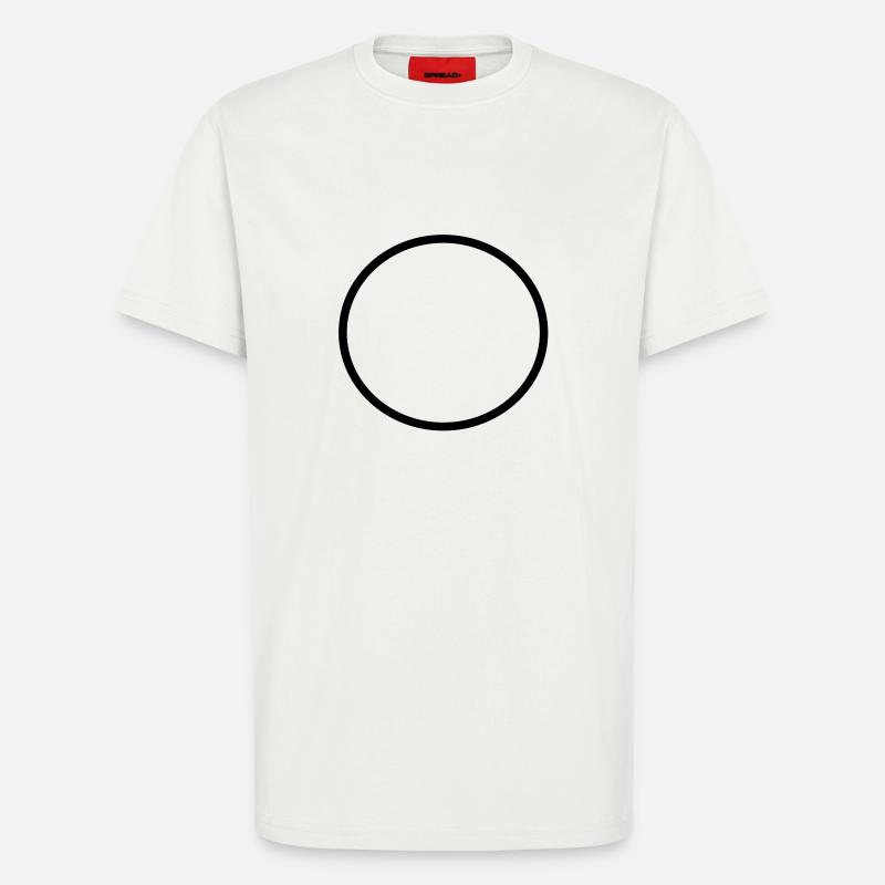 kreis2 - T-Shirt - made by SPREAD - OFF WHITE