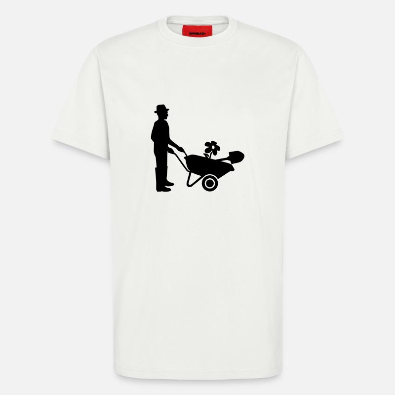 Gärtner - T-Shirt - made by SPREAD - OFF WHITE