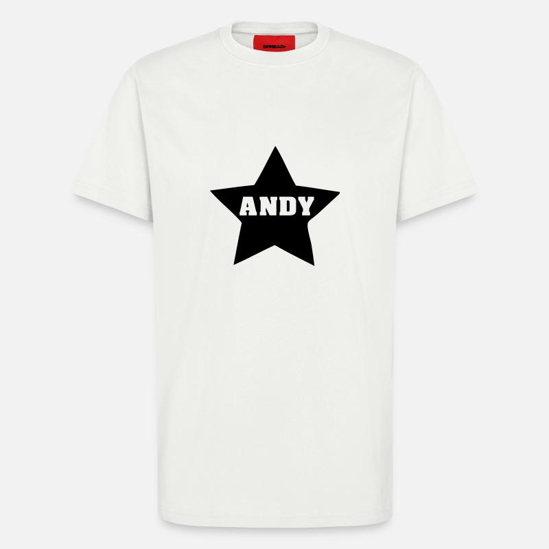 andy - T-Shirt - made by SPREAD - OFF WHITE