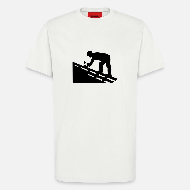 Dachdecker - T-Shirt - made by SPREAD - OFF WHITE