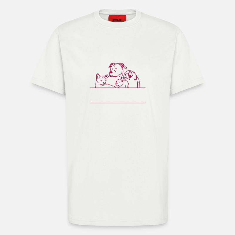Tierarzt 2013 TEXT HIER - T-Shirt - made by SPREAD - OFF WHITE