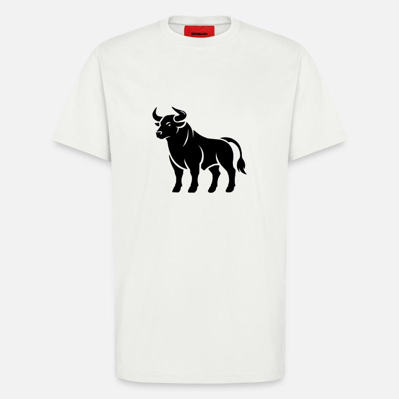 bull - T-Shirt - made by SPREAD - OFF WHITE