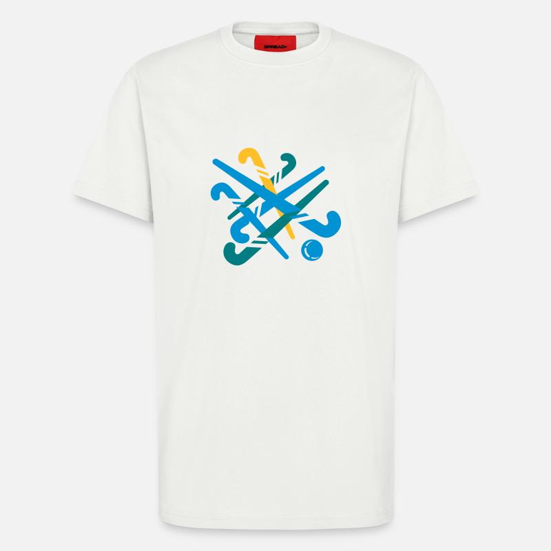 Hockeyschläger - T-Shirt - made by SPREAD - OFF WHITE