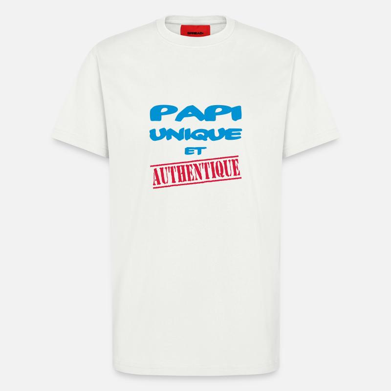 EINZIGARTIGER UND AUTHENTISCHER OPA - T-Shirt - made by SPREAD - OFF WHITE