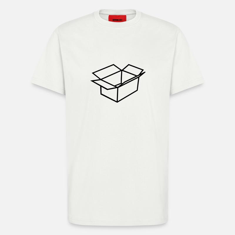 Karton - T-Shirt - made by SPREAD - OFF WHITE