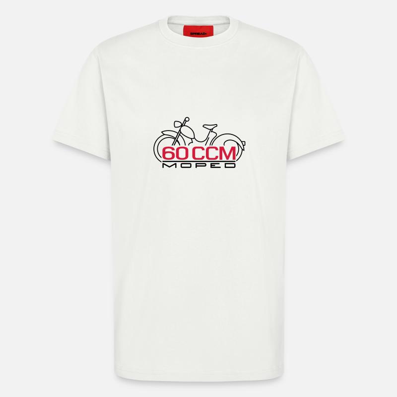 Moped SR2 60 ccm Emblem - T-Shirt - made by SPREAD - OFF WHITE