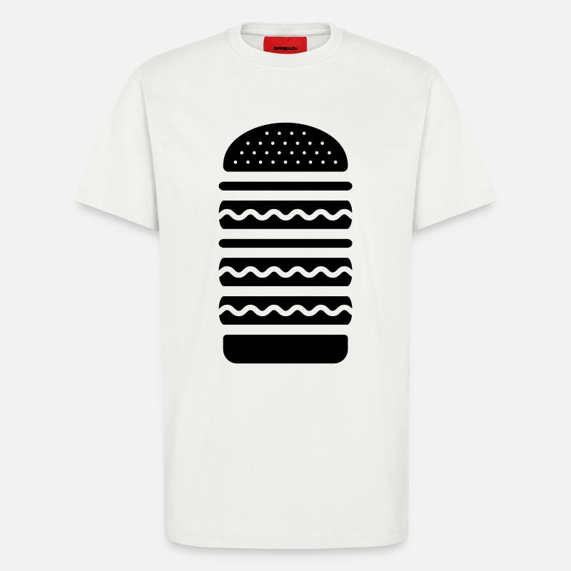 Big Burger Küche - T-Shirt - made by SPREAD - OFF WHITE