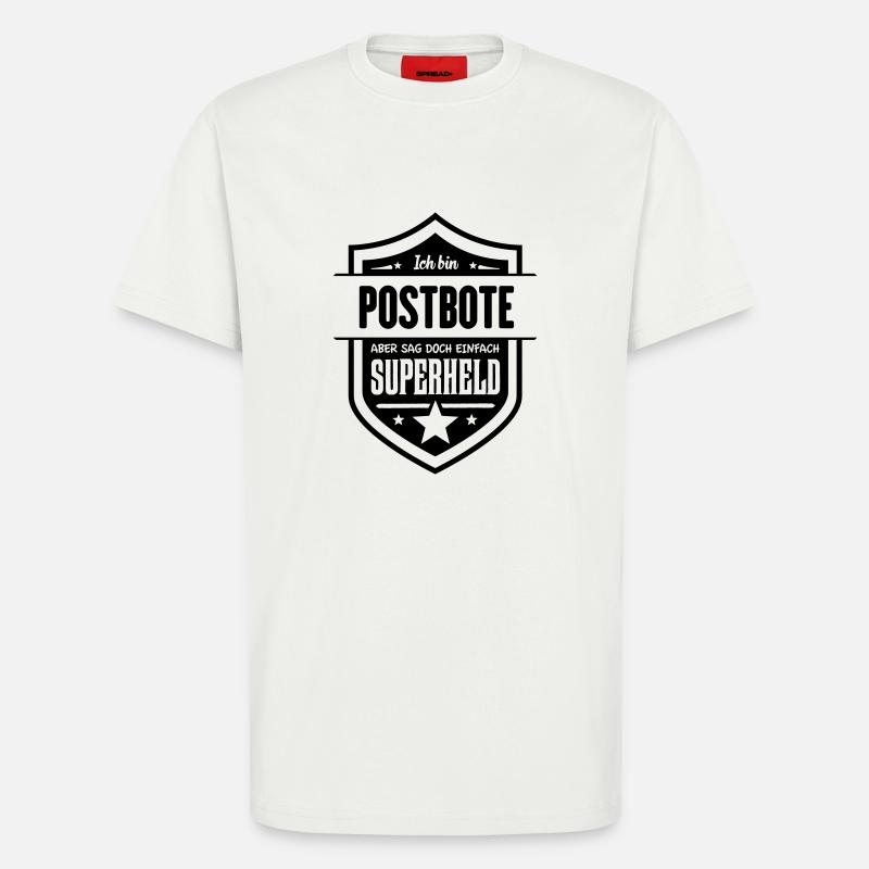 Super Postbote - T-Shirt - made by SPREAD - OFF WHITE