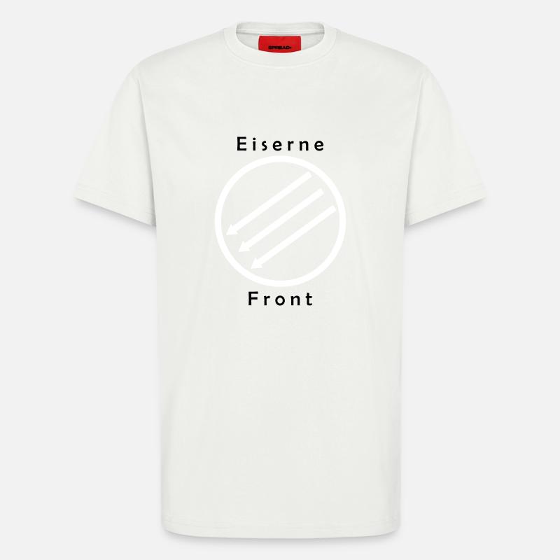 Eiserne Front - Drei Pfeile - T-Shirt - made by SPREAD - OFF WHITE