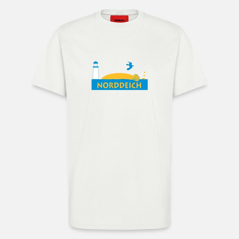 norddeich - T-Shirt - made by SPREAD - OFF WHITE