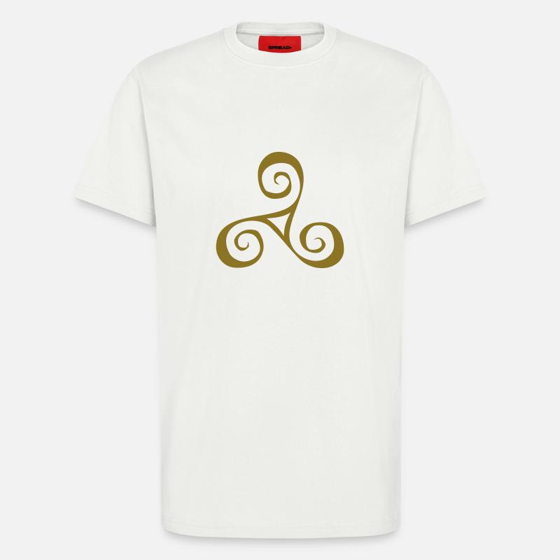 Triskele - T-Shirt - made by SPREAD - OFF WHITE