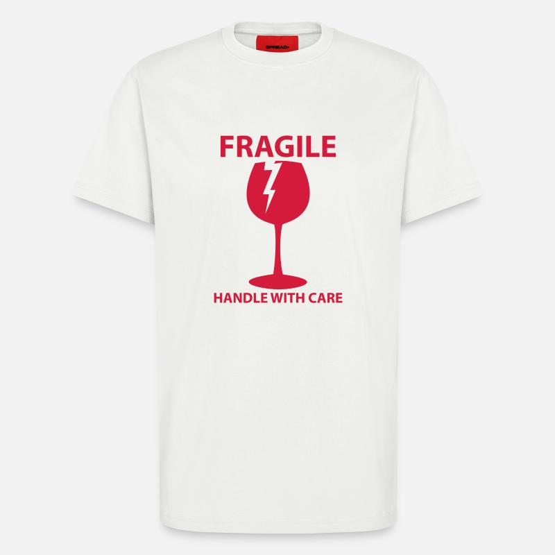 Handle Withe Care - T-Shirt - made by SPREAD - OFF WHITE