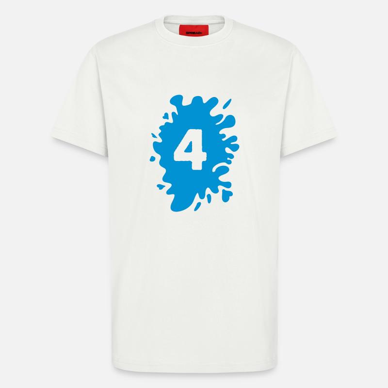 Klecks 4 - T-Shirt - made by SPREAD - OFF WHITE