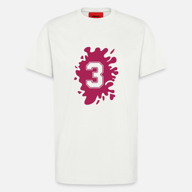 klecks 3 - T-Shirt - made by SPREAD - OFF WHITE
