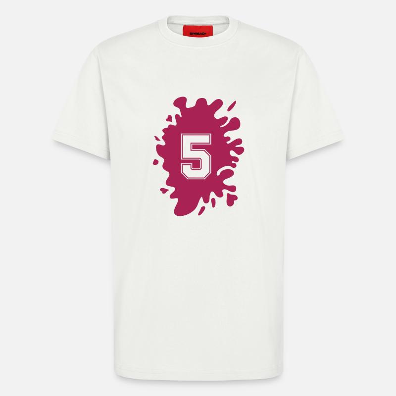 Klecks 5 - T-Shirt - made by SPREAD - OFF WHITE