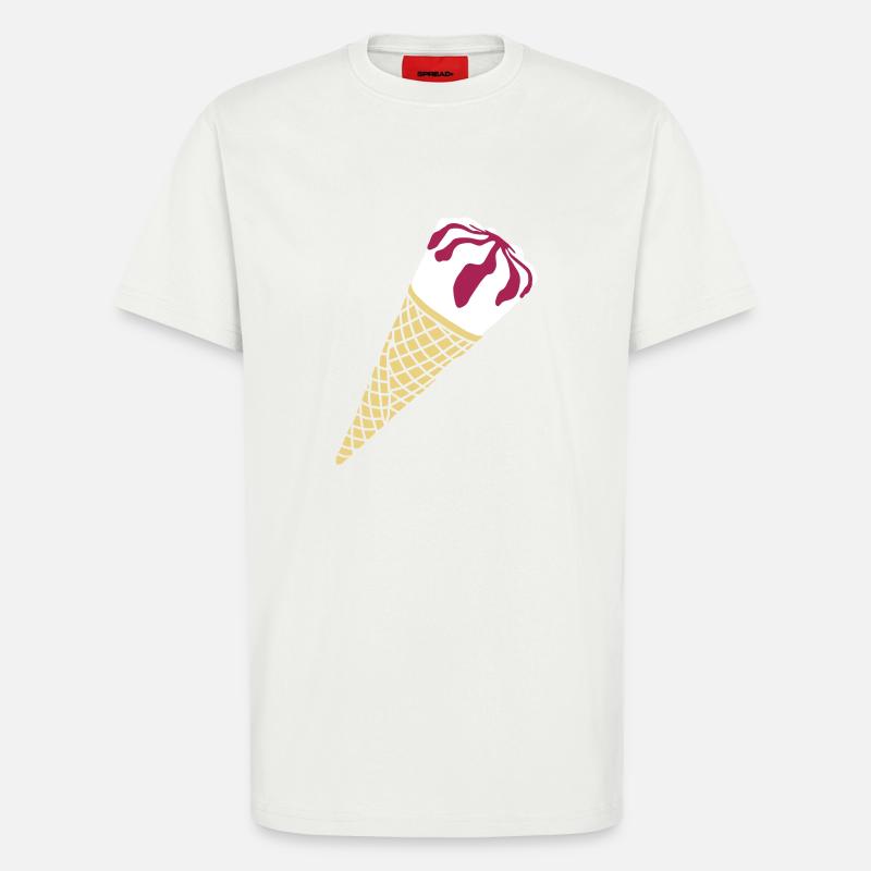Eis _und_ Kirsche_g1 - T-Shirt - made by SPREAD - OFF WHITE
