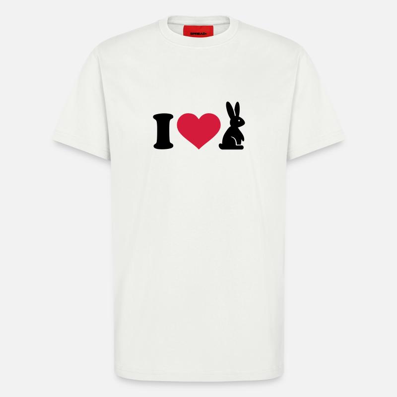 Hase - T-Shirt - made by SPREAD - OFF WHITE