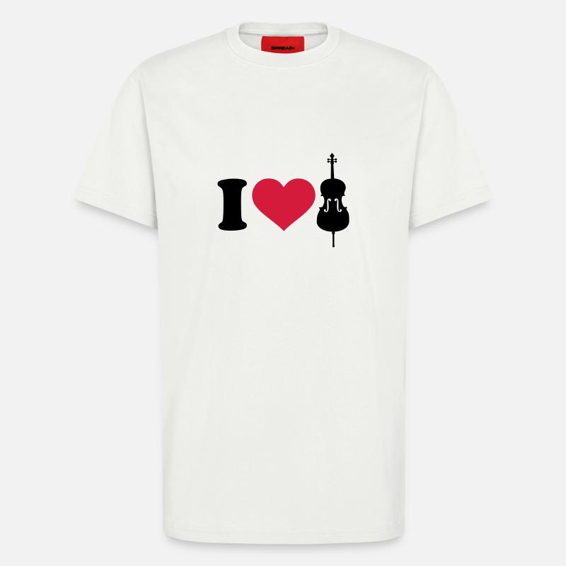 Cello - T-Shirt - made by SPREAD - OFF WHITE