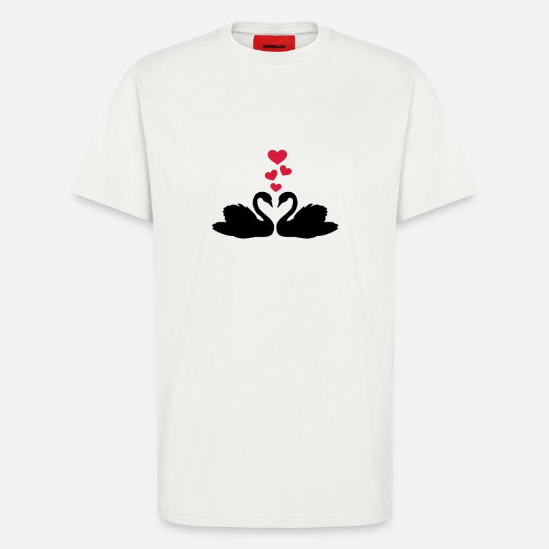 Schwan - T-Shirt - made by SPREAD - OFF WHITE