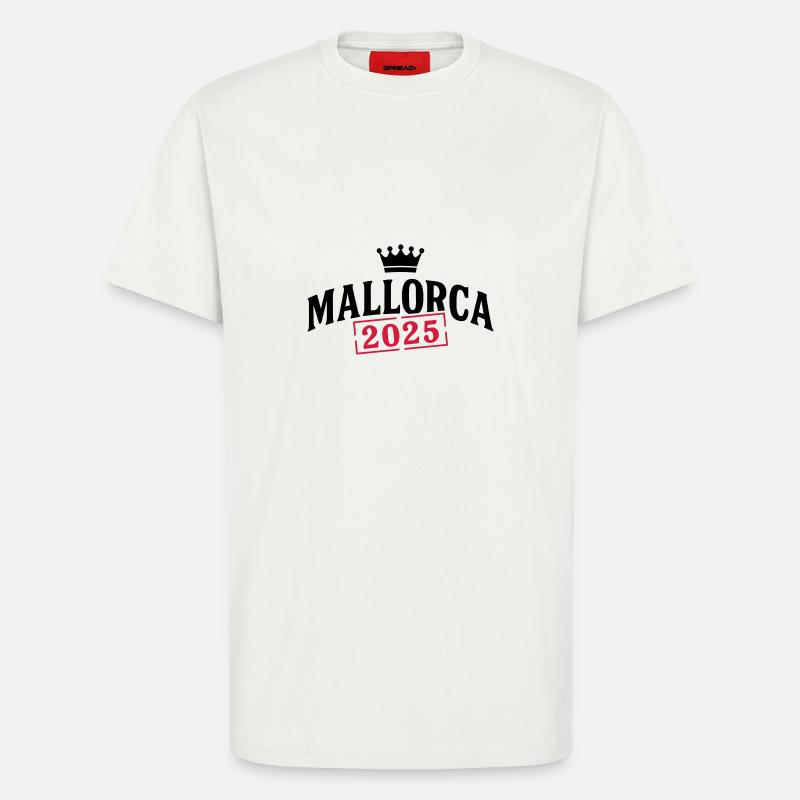 Mallorca 2025 Krone - T-Shirt - made by SPREAD - OFF WHITE