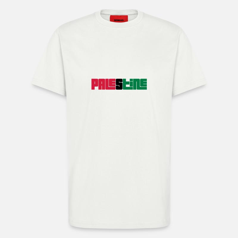 Palestine - T-Shirt - made by SPREAD - OFF WHITE