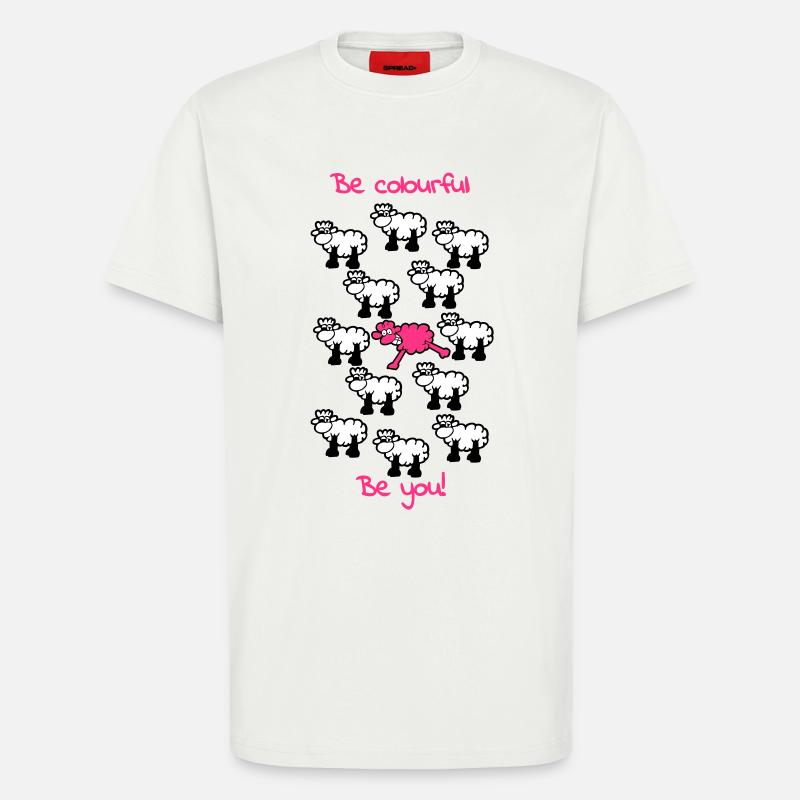 be different - be colourful - T-Shirt - made by SPREAD - OFF WHITE